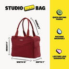 Soolla Studio Bag: Art Supply Storage Organizer & Pottery Tool Bag, Washable - Image 7