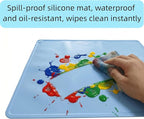 Tie Dye Kit with 2 Adjustable Folding Racks, Non-Slip Silicone Pad & 100 - Image 5
