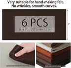 HaoFeiJH 6 Rolls 8"x20" Soft Felt Fabric Sheets, 1.6mm Thick, and Projects - Image 2