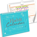 Clever Fox Habit Tracker Calendar – Inspirational Goal Tracker and Habit by CleverFox