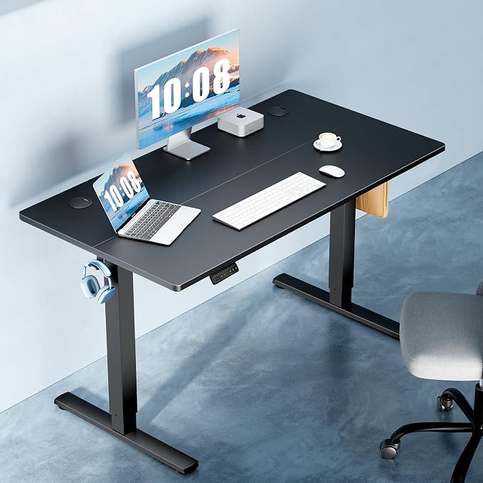 DUMOS 40 Inch Electric Standing Desk Height Adjustable, Sit to Stand Up - Image 2