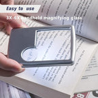 2 Pieces 3X 6X Pocket Magnifying Glass - Image 4
