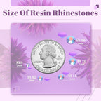 6000PCS 4mm Resin Jelly Rhinestones in Bulk, Bedazzling Flatback Crystals - Image 3