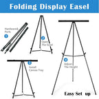 Falling in Art Aluminum Flip Chart Display Easel Stand - Image 3