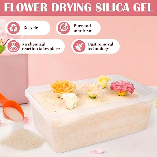 VOISEN Silica Gel Flower Drying, 5LBS Flower Drying Silica Gel Crystals - Image 3
