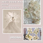 MIKIYA 90Pcs White Dried Pressed Flowers - Image 2