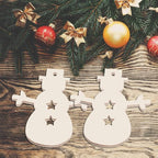 Waeceip 50PCS Unfinished Wood Snowman Kit - Image 6