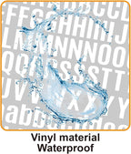 3040Pcs 20 Sheets Small Letter Number Stickers, 1/2inch Self-Adhesive Vinyl - Image 4