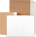 EOOUT 100pcs A5 Blank Kraft Notebooks, Journals in Bulk, Sketchbooks Bulk by EOOUT