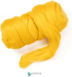 Colored Natural Wool roving, 8 OZ. Best Wool - Image 2