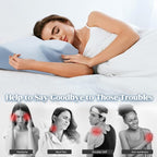 Cervical Pillow for Neck Pain Relief, Cooling Contour Memory Foam Pillows - Image 4