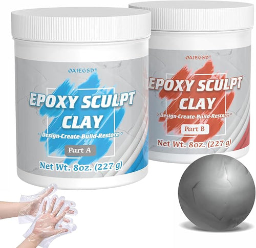 1 Pound Natural Epoxy Putty Sculpt Clay, 2 Part Modeling Compound by httpswwwOAIEGSD