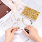 4600Pcs Gold Jump Rings with Jump Rings Open/Close Tools - Image 7