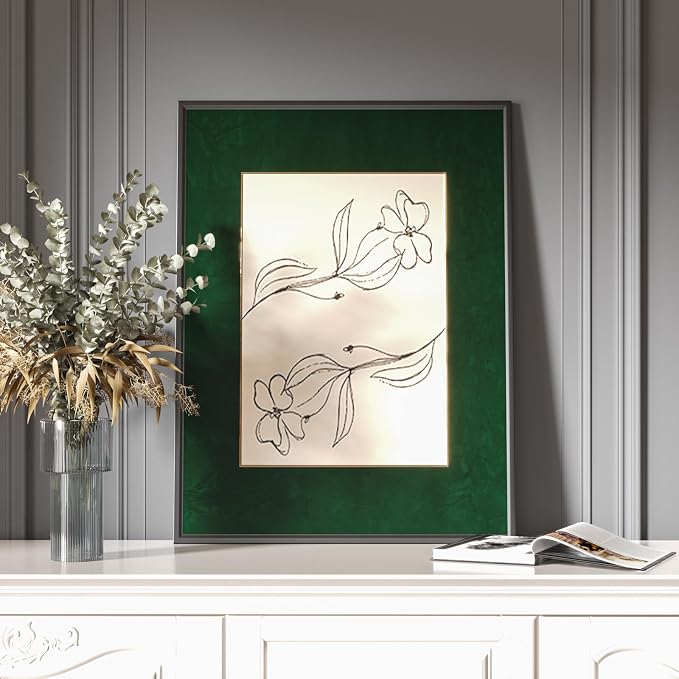 CHIHUT 12''x100'' Green Self Adhesive Velvet Flocking Liner Sheet Soft Felt - Image 5