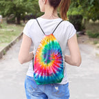 Saintrygo 12/6 Pcs Tie Dye Cotton Drawstring Bags Sublimation Blank Backpack - Image 5