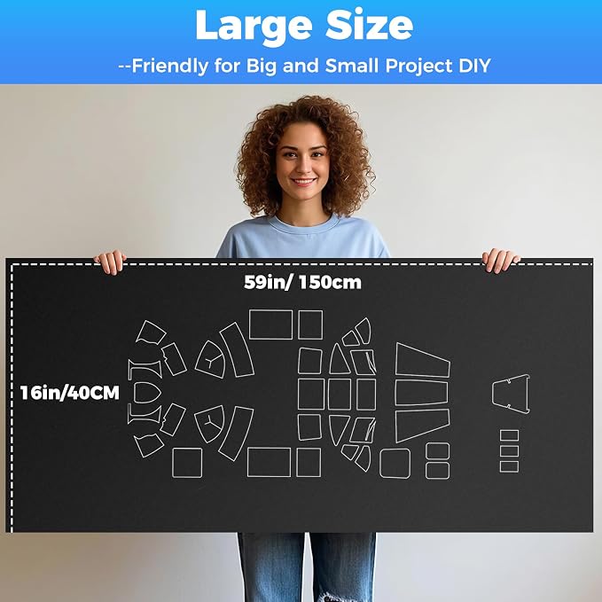 5mm EVA Foam 2 Pcs, 16 x 59 in Cosplay Foam Sheet, Large Foam Cosplay DIY Supply - Image 2