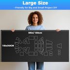5mm EVA Foam 2 Pcs, 16 x 59 in Cosplay Foam Sheet, Large Foam Cosplay DIY Supply - Image 2