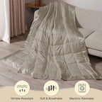 downluxe Weighted Blanket King Size, 18 lb Weighted Blanket - Image 6