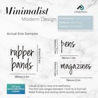 213 Craft Labels, Prefdo Clear Arts Crafts, School & Office Script Labels - Image 2