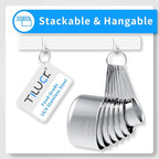 TILUCK Stainless Steel Measuring Cups & Spoons Set, Coffee Scoop Spoon - Image 3