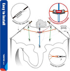 SGftre Complete Kite with Handle, Line & Accessories, Family Outdoor Activities - Image 6