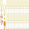 30 PCS Beadable Keychain Bars Bulk, Metal Blank Keychain Bars by FDKYOEK