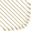 Lemonkey 24 Pack Necklace Chains Bulk by Lemonkey