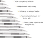15 Pack Exacto Knife Set, Hobby Knife, Back to School Supplies Craft Knifes Kit - Image 3
