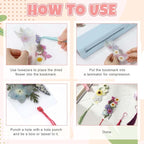 AmazingSpark 222 Pcs Dried Flower Bookmark Making Kit Include DIY Pressed - Image 3