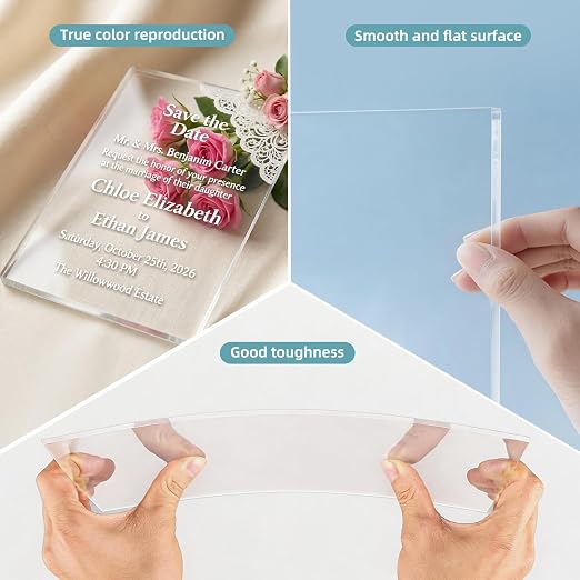 4 Pack Clear Cast Acrylic Sheets 12×16 Inch, 1/8" Thick Plexiglass Boards - Image 7