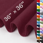XSEINO Burgundy Large Felt Fabric 36" X 36 ", 1.4 mm Thick Soft Felt Fabric by XSEINOiscreating%EF%BC%81