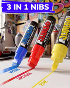 JusArt 14 Colors Jumbo Markers for Quick Bold Poster Banner Sign Lettering and - Image 3