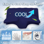 Cervical Pillow for Neck Pain Relief, Cooling Contour Memory Foam Pillows - Image 3