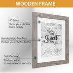 Califortree Grey Wooden 11x14 Picture Frame Set of 2 - Image 7