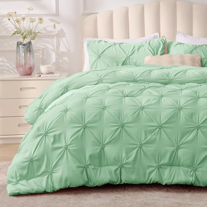 BEDELITE Sage Green King Size Comforter Set by BEDELITE