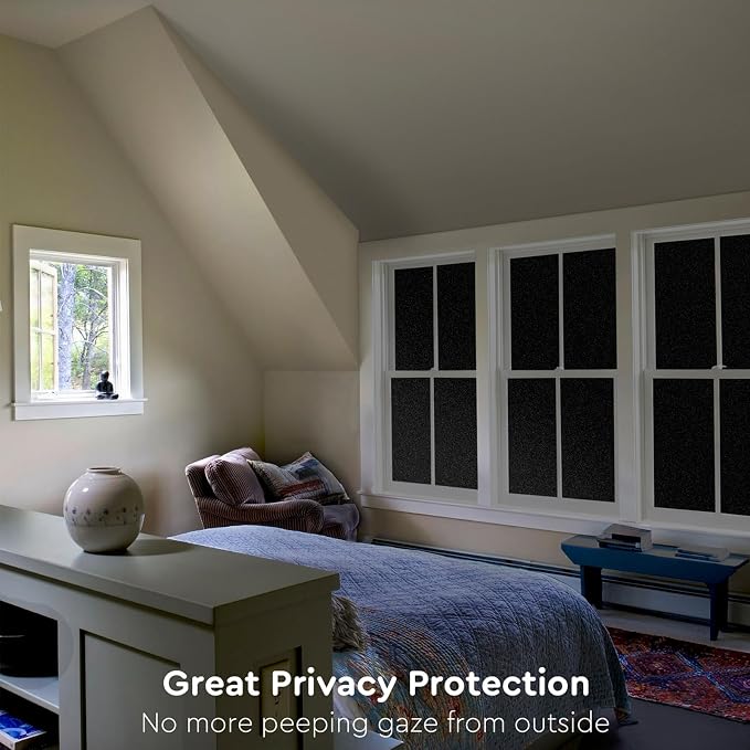 Kromapolis Blackout Window Privacy Film Total Light Blocking Room Darkening - Image 4