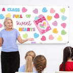 JarThenaAMCS Valentine's Day Classroom Door Decoration Candy Hearts Bulletin - Image 5