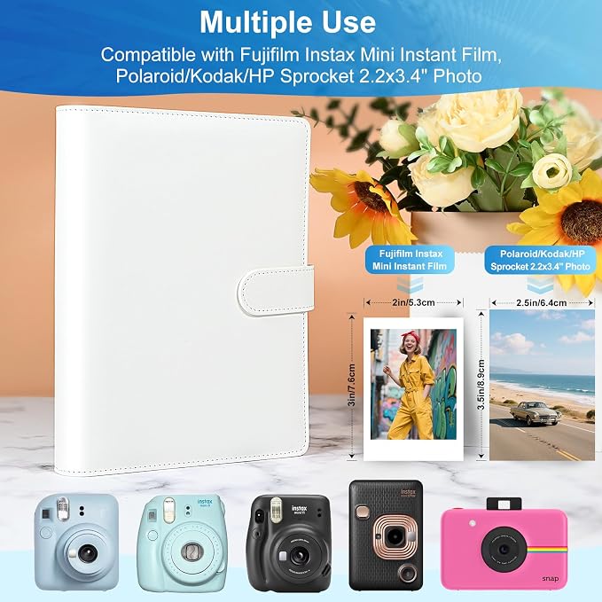 4 Pocket Trading Card Album Holds 200 Cards, 25 Removable Double-Sided Sleeves - Image 3