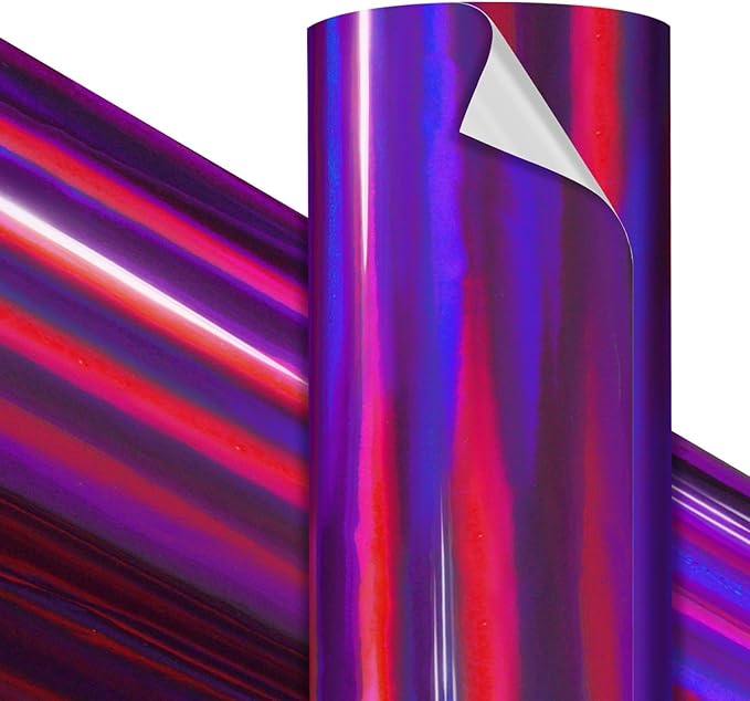 VViViD Premium Holographic Chrome Purple Craft Vinyl Roll 1ft x 5ft – by VVIVIDVINYL
