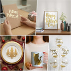 Gold Permanent Adhesive Vinyl, Party Decorations, Scrapbooking & DIY Crafts - Image 6
