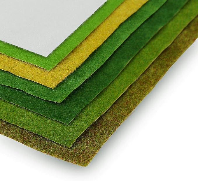 CP122 Artificial Model Grass Mat Trains Dark Green 40x100cm or 15.7‘’ x 39'' - Image 5