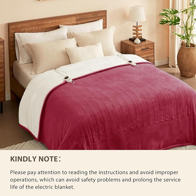 Homemate Electric Heated Blanket Twin - Image 8