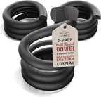 The Foamory's No Waste Half Round EVA Foam Dowel. 3 Pack of 5-25mm x 1M by TheFoamory