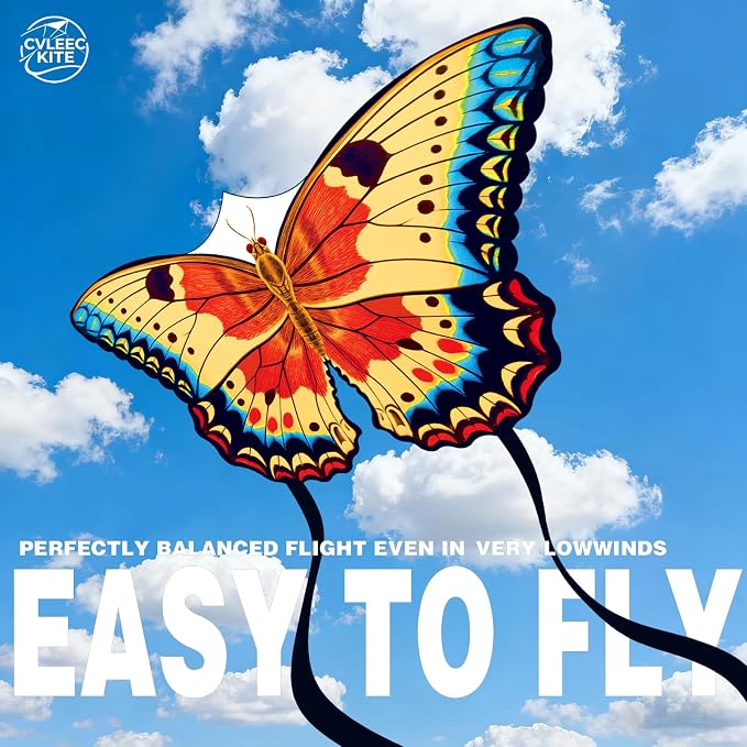 Butterfly Kite for Kids & Adults, Outdoor Kite, Grassy Areas - Image 4