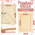 RYKOMO 24 Pack DIY Wooden Picture Frames - Image 2