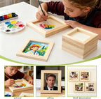 FSWCCK 5 Pack 5 x 5 inch Wood Panel Boards, Unfinished Wood Canvas Panels - Image 7