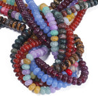 Songxi 5x8mm Natural Red Agate Stone Rondelle Beads, Gemstone - Image 6