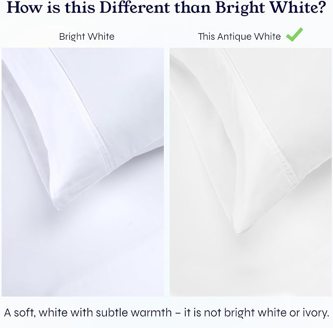 California Design Den 2-Pack Twin XL Sheet Sets 100% Cotton Sateen - Image 5