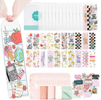 YOPPIX 6x2” Acrylic Bookmark Blanks- 20 Set Bookmark Making Kit by yoppix