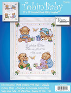 Baby Bears Sampler Counted Cross Stitch Kit - Image 2